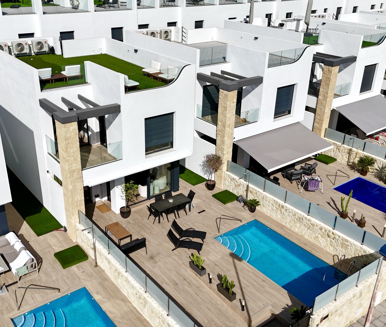 Punta Prima villa listing - private pool and terrace